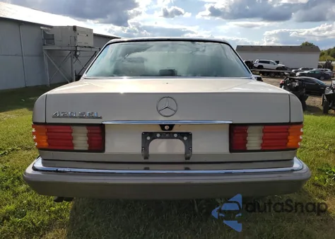 1986 Mercedes-Benz 420 Sel из США, поврежденный, VIN WDBCA35D2GA246302
